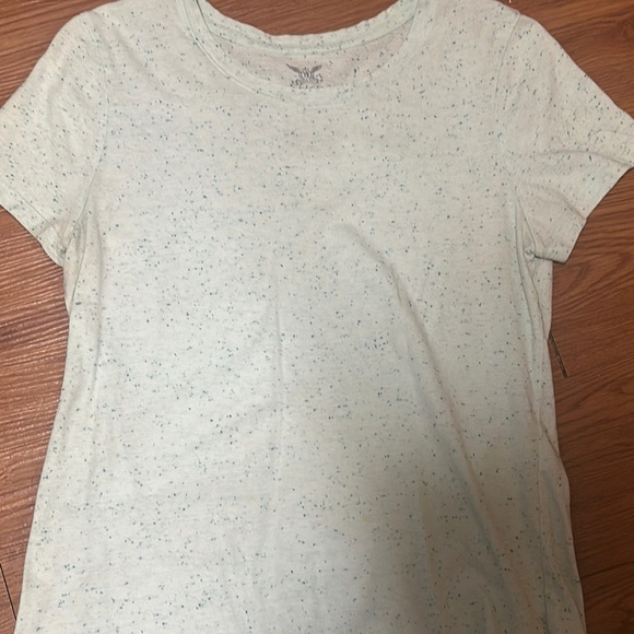 Faded Glory Mint Green Short Sleeve Textured T-Shirt - Picture 4 of 6